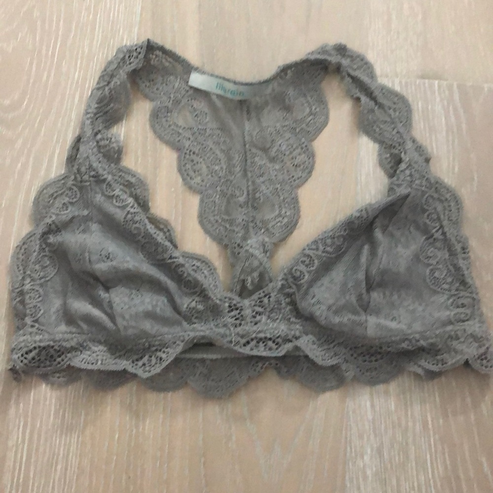 Gray bra